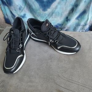 Michael Kors Scout Trainer Black and White Sneakers 10